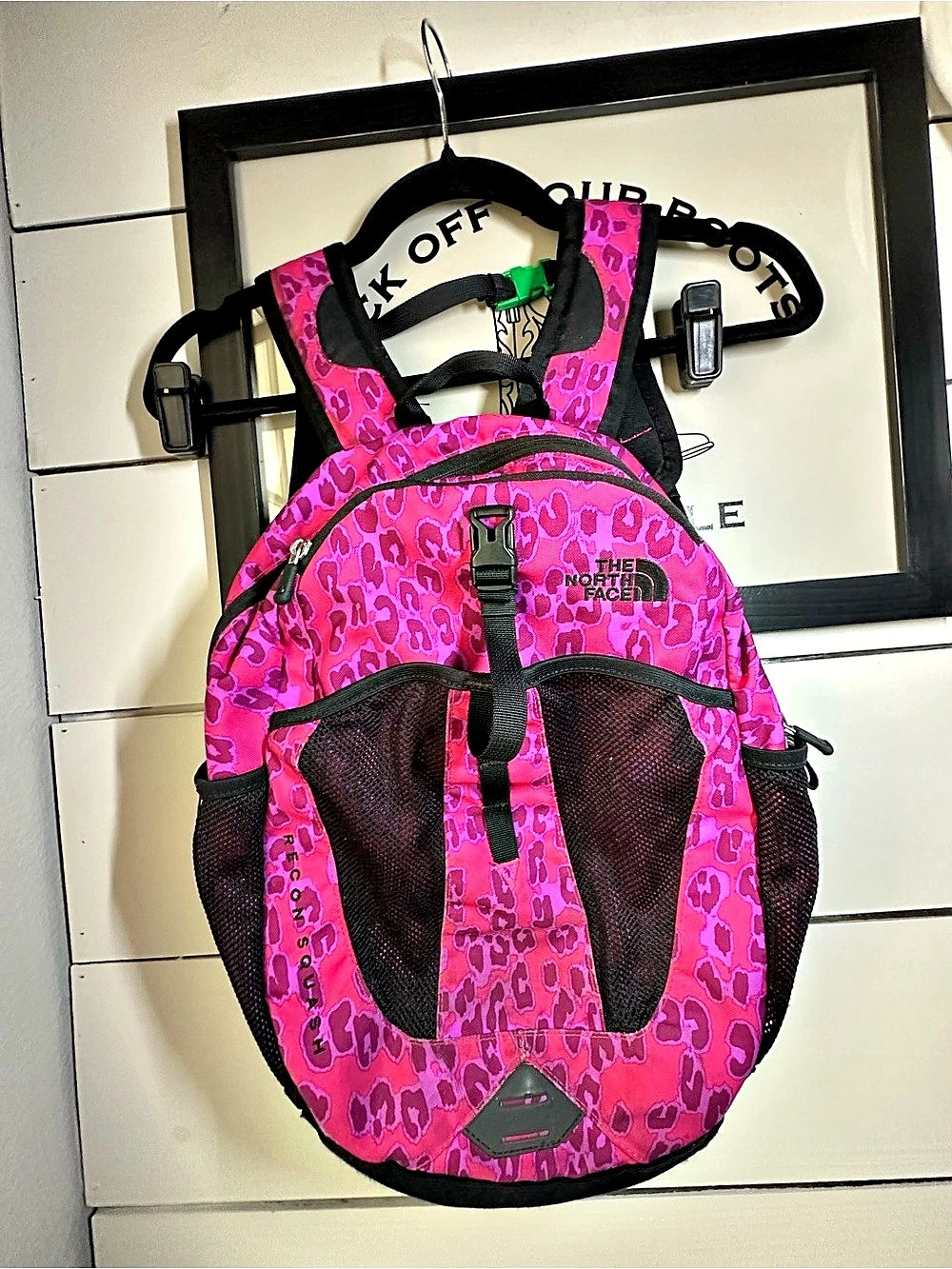 The North Face Youth Recon Squash Backpack Pink & Black